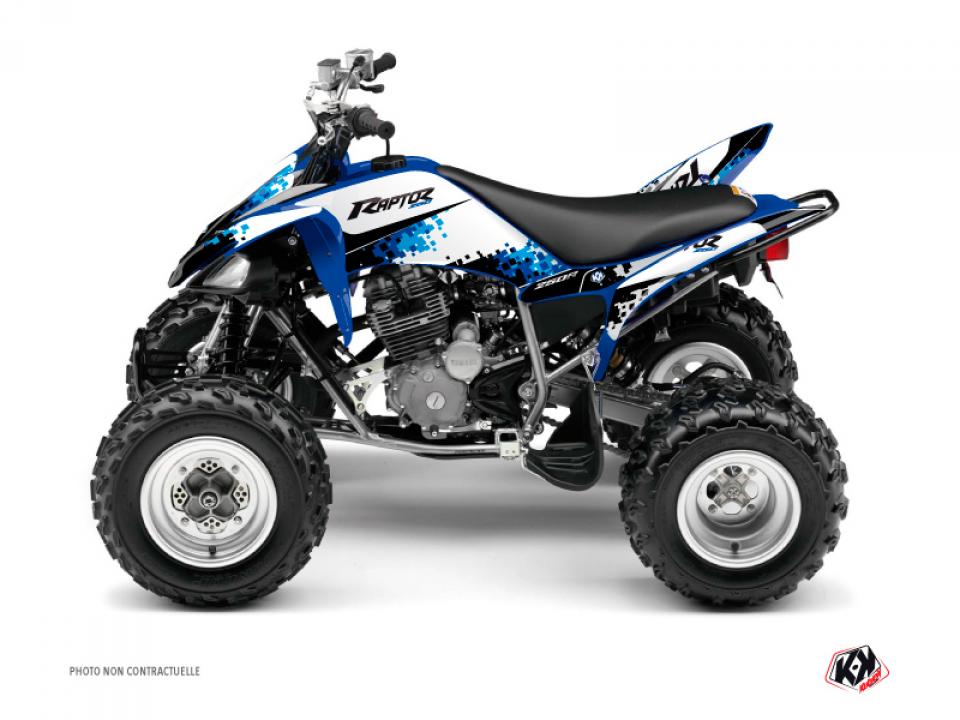 Autocollant stickers Kutvek pour Quad Yamaha 250 YFM R Raptor 2008 à 2013 Neuf