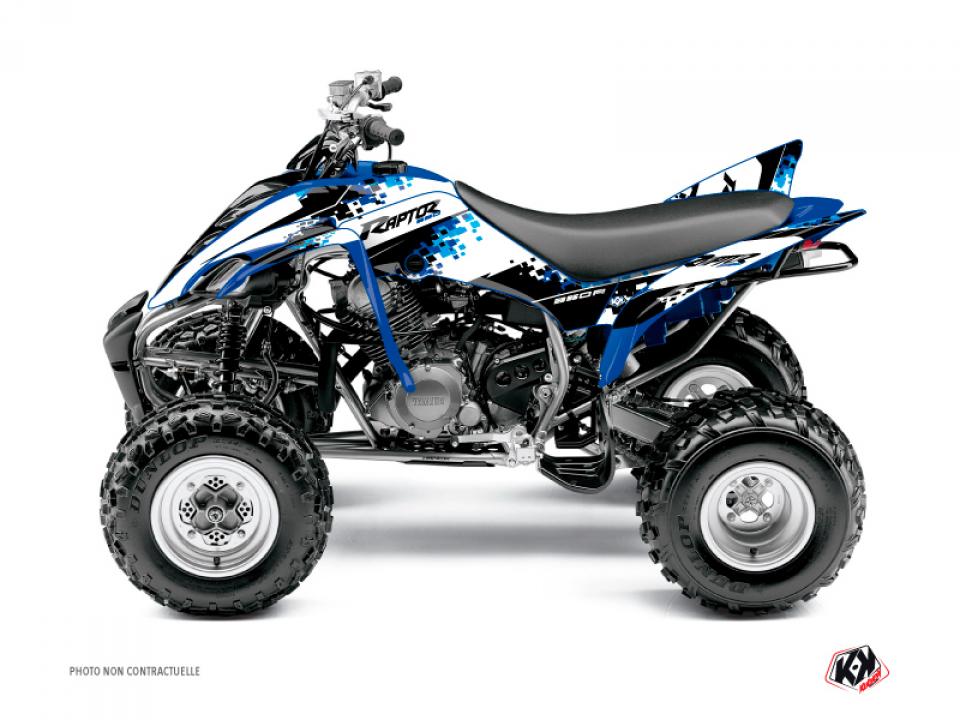 Autocollant stickers Kutvek pour Quad Yamaha 350 YFM R Raptor 2004 à 2013 Neuf