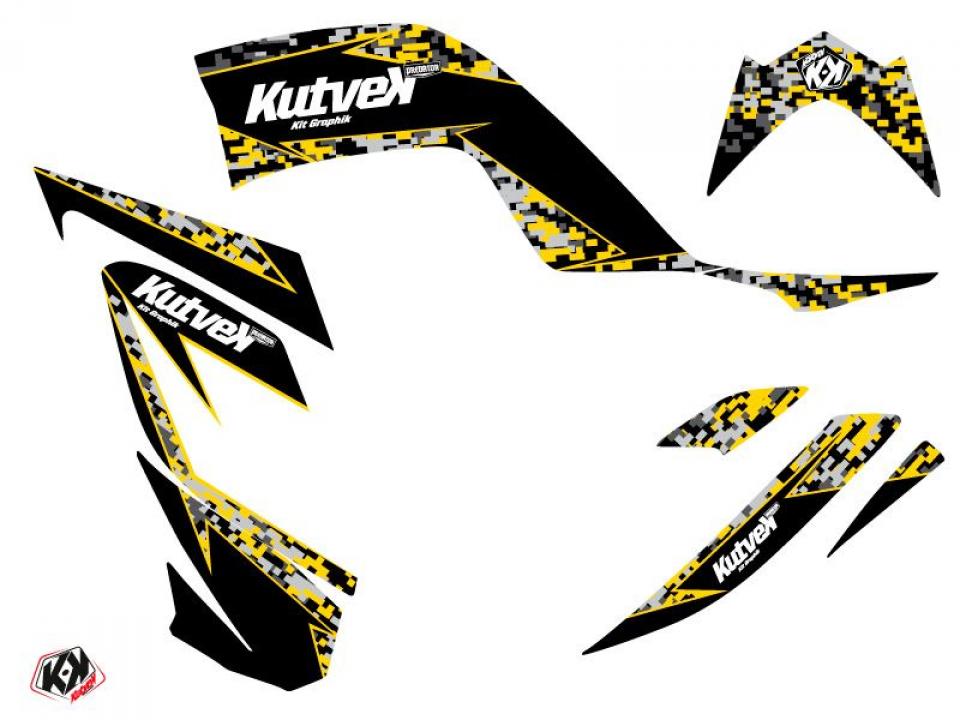 Autocollant stickers Kutvek pour Quad Yamaha 700 YFM R Raptor 2006 à 2012 Neuf