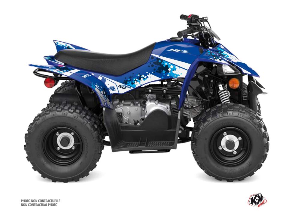 Autocollant stickers Kutvek pour Quad Yamaha 50 YFZ 2016 à 2018 Neuf