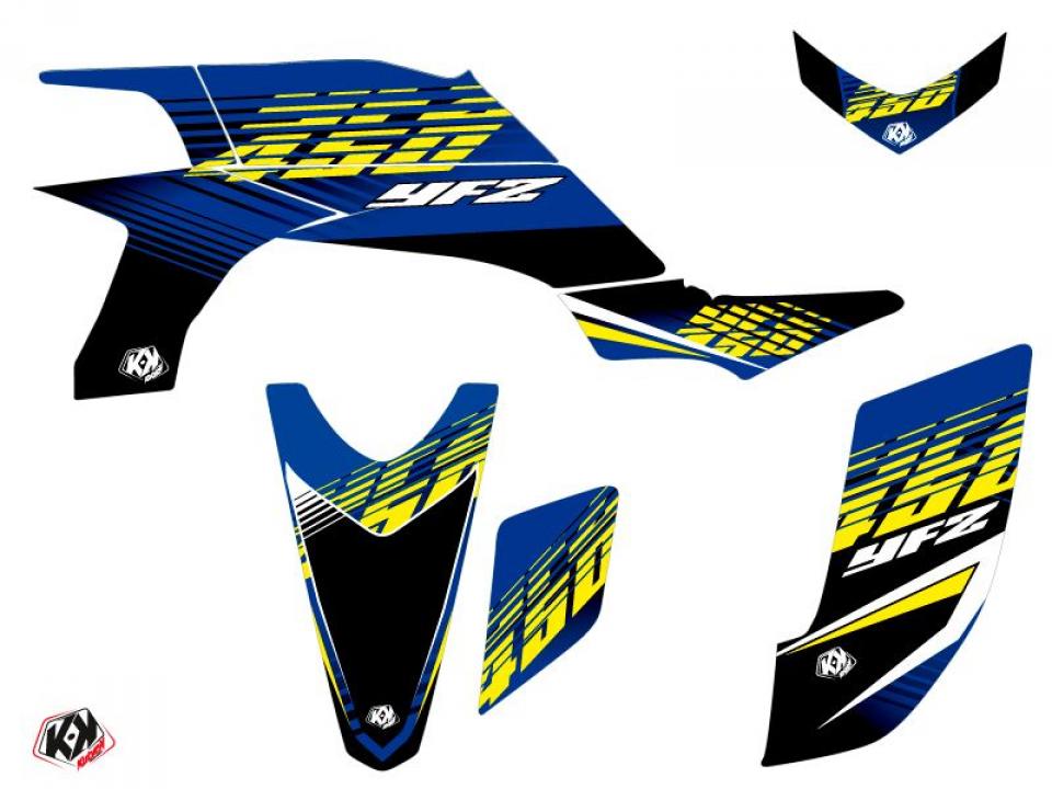 Autocollant stickers Kutvek pour Quad Yamaha 450 YFZ R INJECTION 2012 à 2013 Neuf