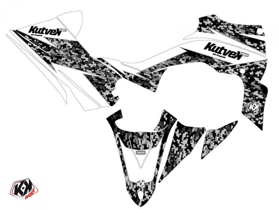 Autocollant stickers Kutvek pour Quad Yamaha 450 YFZ R INJECTION 2010 à 2013 Neuf