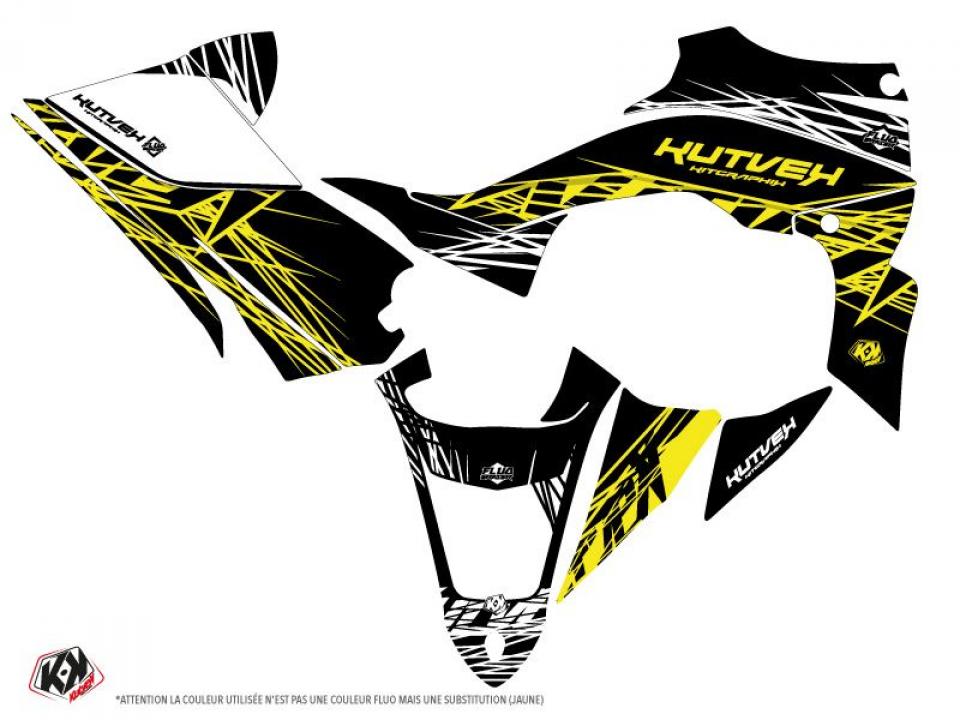 Autocollant stickers Kutvek pour Quad Yamaha 450 YFZ R INJECTION 2014 à 2019 Neuf