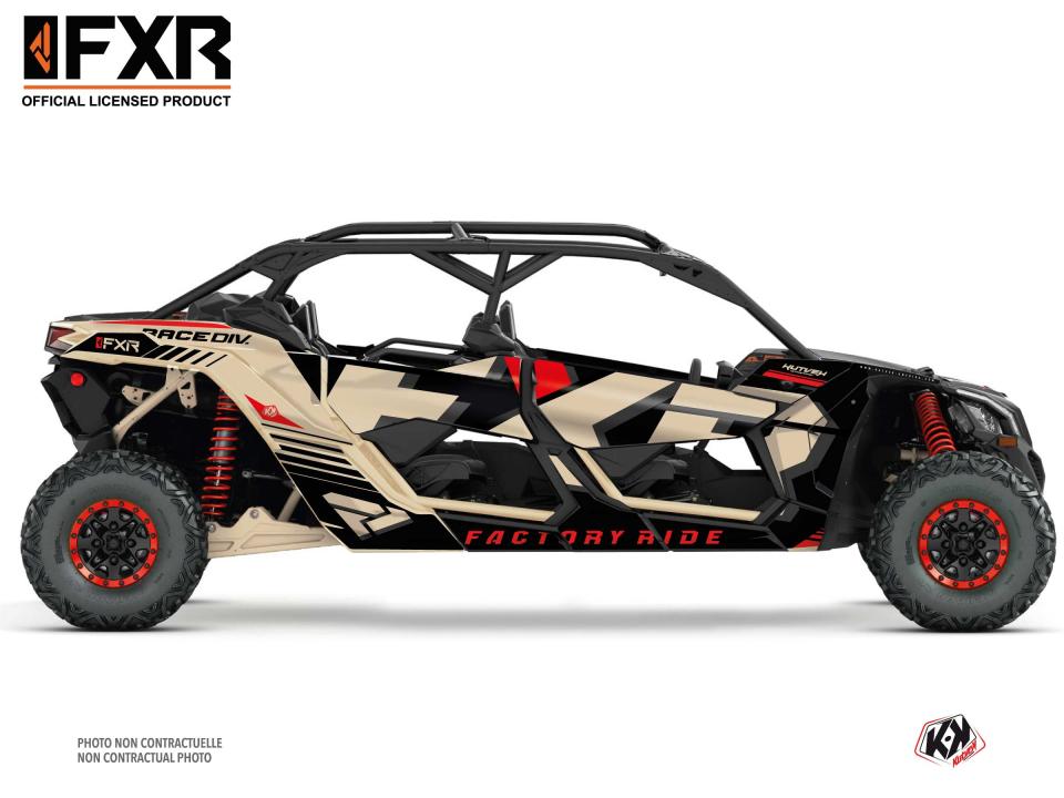 Autocollant stickers Kutvek pour Quad CAN-AM 900 Maverick X3 Max Turbo 2017 à 2023 Neuf