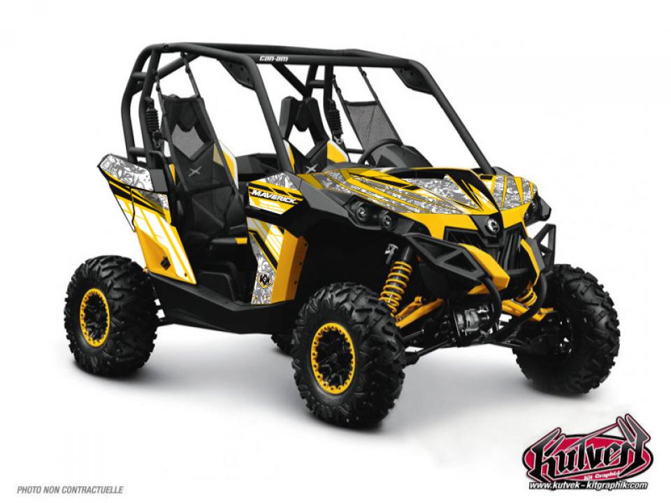 Autocollant stickers Kutvek pour SSV CAN-AM 1000 MAVERICK XRS 2013 à 2015 Neuf