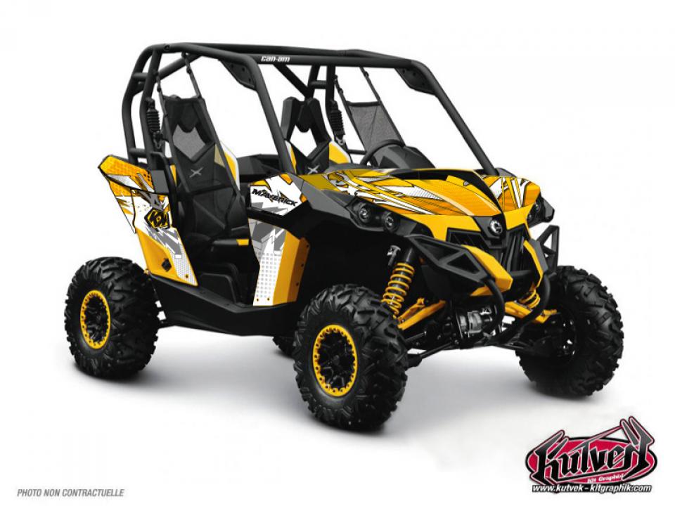 Autocollant stickers Kutvek pour SSV CAN-AM 1000 MAVERICK XRS 2013 à 2015 Neuf