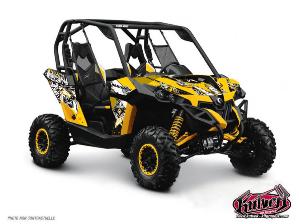 Autocollant stickers Kutvek pour SSV CAN-AM 1000 MAVERICK XRS 2013 à 2015 Neuf