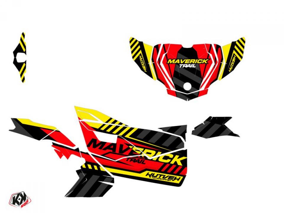 Autocollant stickers Kutvek pour SSV CAN-AM 800 MAVERICK R TRAIL EFI 2018 à 2023 Neuf