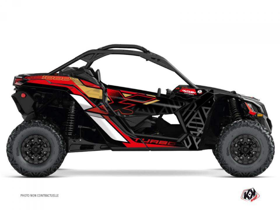 Autocollant stickers Kutvek pour Quad CAN-AM 900 Maverick X3 Max Turbo R 2018 à 2023 Neuf