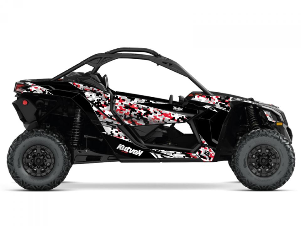 Autocollant stickers Kutvek pour Quad CAN-AM 900 Maverick X3 Max Turbo R 2018 à 2023 Neuf