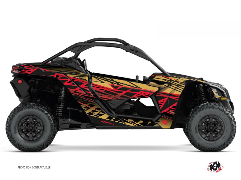 Autocollant stickers Kutvek pour SSV CAN-AM 900 MAVERICK X3 TURBO R X RC 2018 à 2023 Neuf