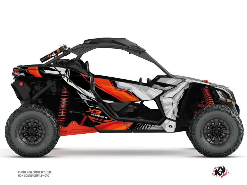 Autocollant stickers Kutvek pour Quad CAN-AM 900 Maverick X3 2017 à 2023 Neuf