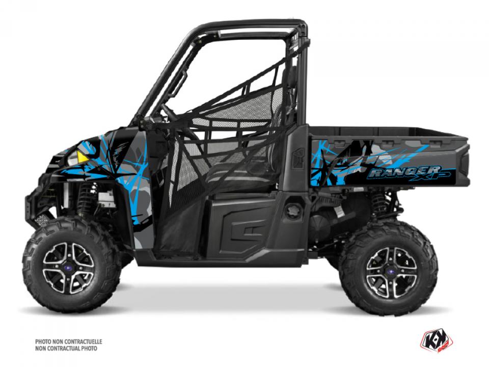 Autocollant stickers Kutvek pour Quad Polaris 900 Ranger Xp Rzr Efi 2012 à 2015 Neuf