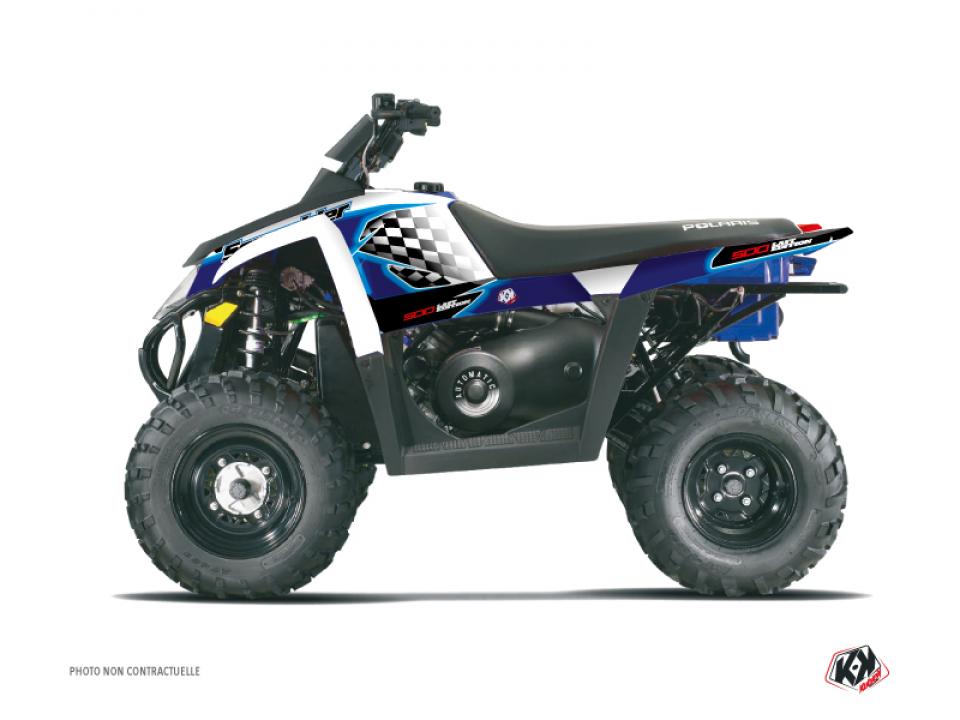 Autocollant stickers Kutvek pour Quad Polaris 500 Scrambler 4X2 2007 à 2009 Neuf