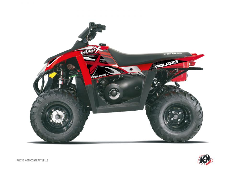 Autocollant stickers Kutvek pour Quad Polaris 500 Scrambler 4X2/4X4 1998 à 2009 Neuf