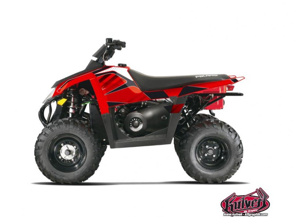 Autocollant stickers Kutvek pour Quad Polaris 500 Scrambler 4X2 2007 à 2009 Neuf