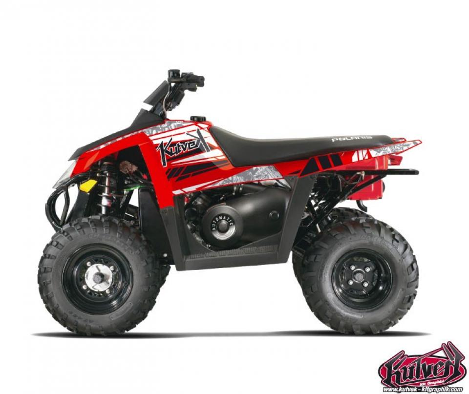 Autocollant stickers Kutvek pour Quad Polaris 500 Scrambler 4X2 2007 à 2009 Neuf