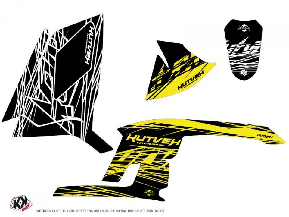 Autocollant stickers Kutvek pour Quad Polaris 500 Scrambler 4X2 2007 à 2009 Neuf