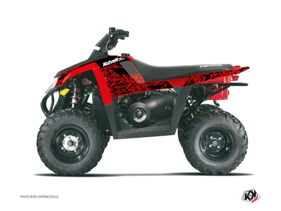 Autocollant stickers Kutvek pour Quad Polaris 500 Scrambler 4X2 2007 à 2009 Neuf