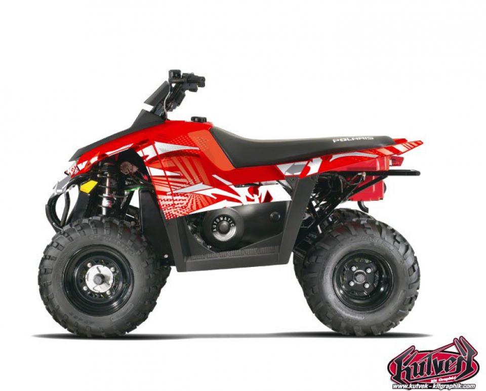 Autocollant stickers Kutvek pour Quad Polaris 500 Scrambler 4X2 2007 à 2009 Neuf