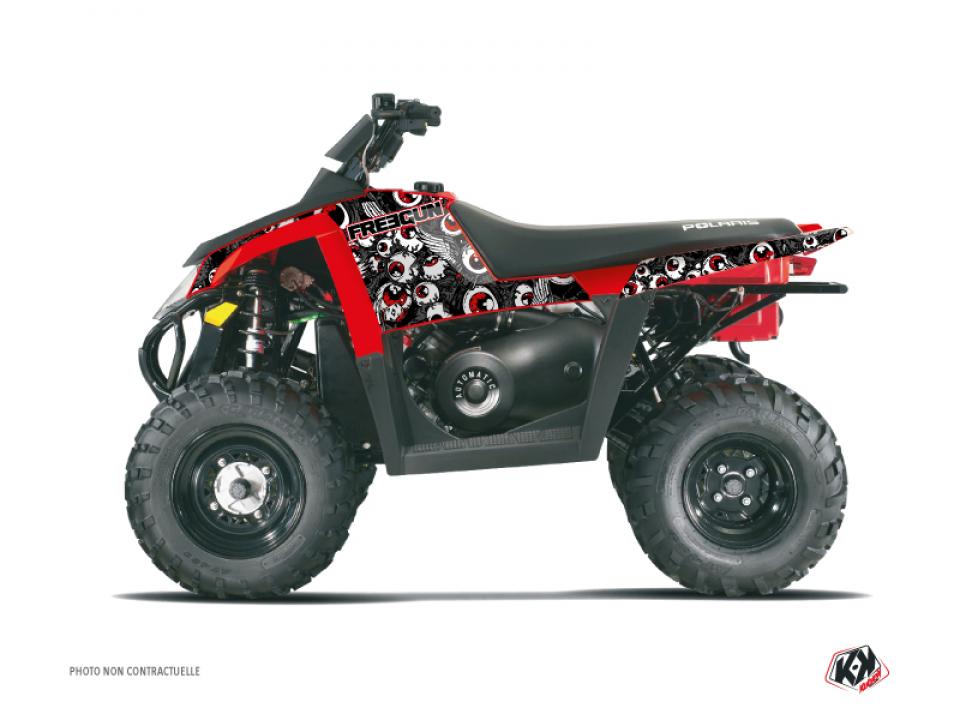 Autocollant stickers Kutvek pour Quad Polaris 500 Scrambler 4X2/4X4 1998 à 2009 Neuf