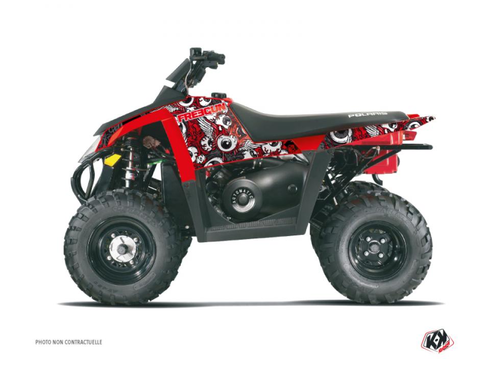 Autocollant stickers Kutvek pour Quad Polaris 500 Scrambler 4X2/4X4 1998 à 2009 Neuf