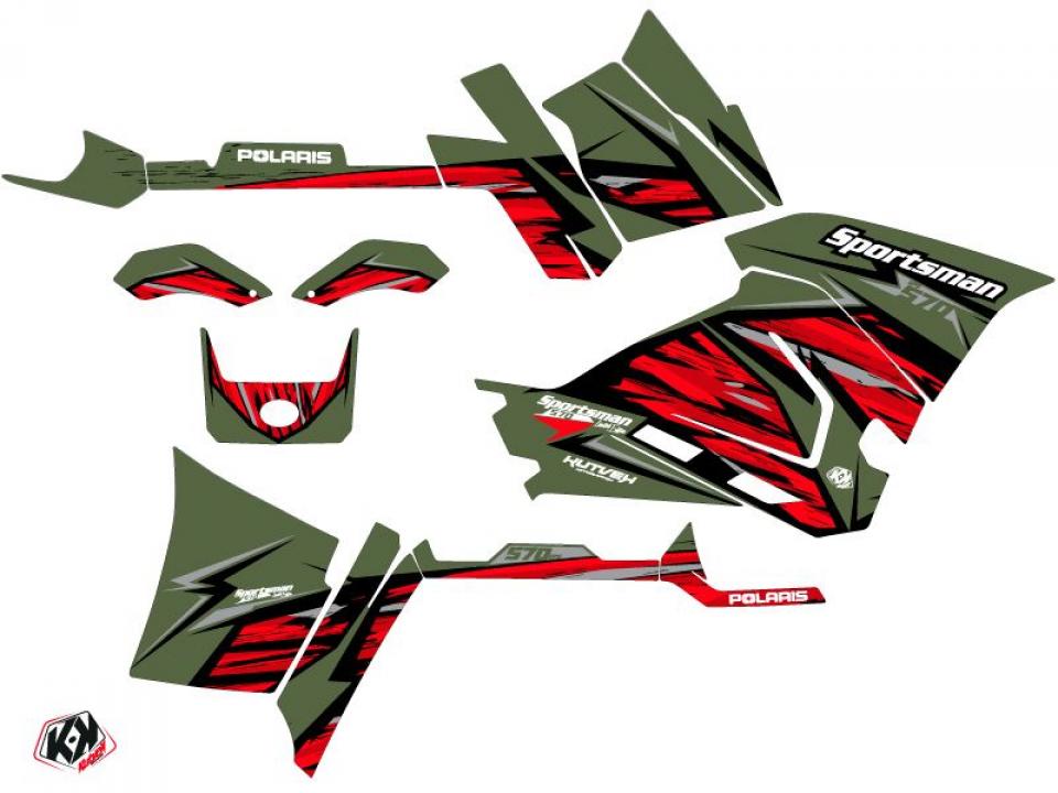 Autocollant stickers Kutvek pour Quad Polaris 570 Sportsman 2014 à 2017 Neuf