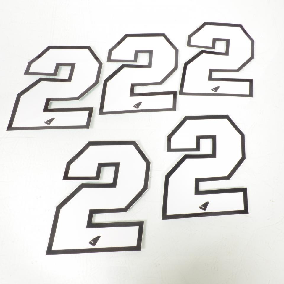 Autocollant stickers UFO pour Auto Numéro 2 blanc 130x100mm Neuf