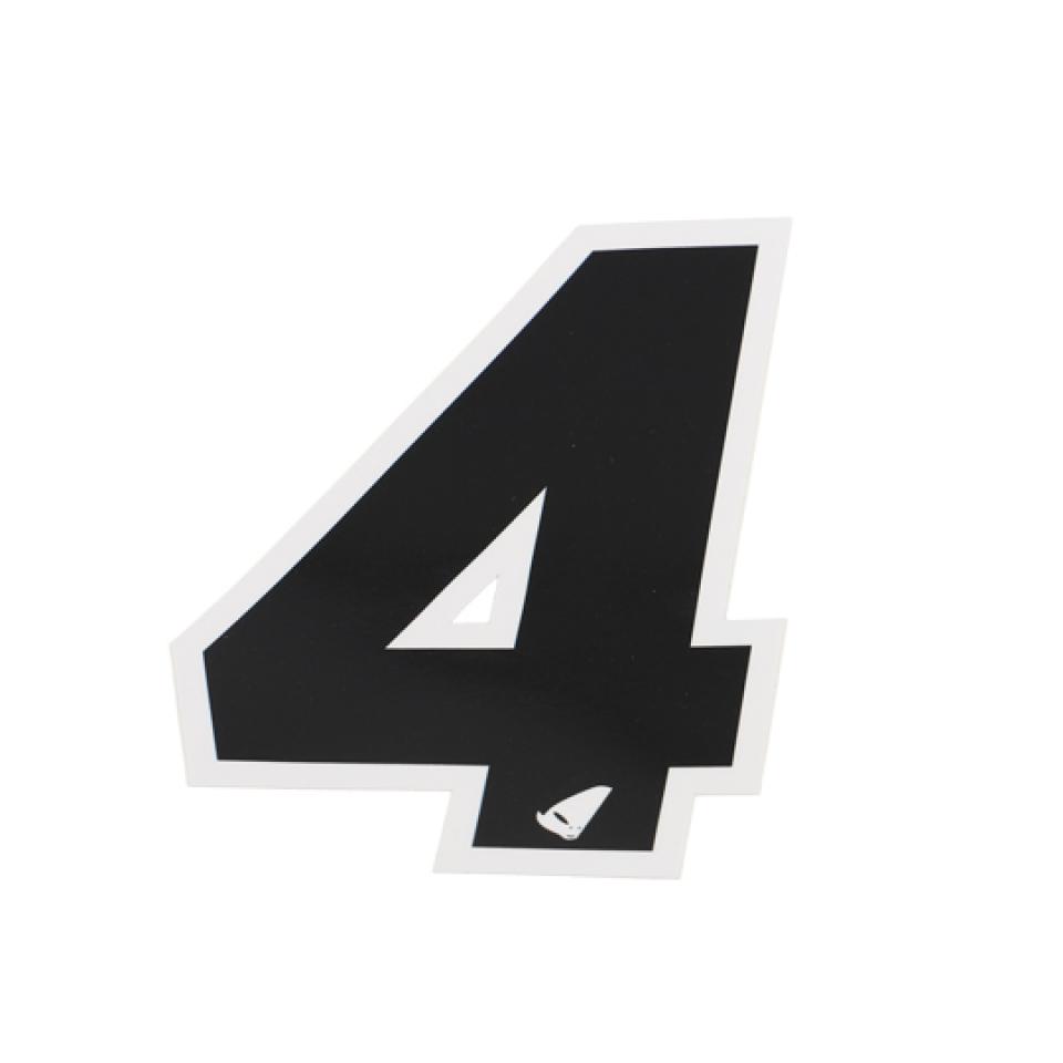 Autocollant stickers UFO pour Auto Numero 4 noir 130x100mm Neuf