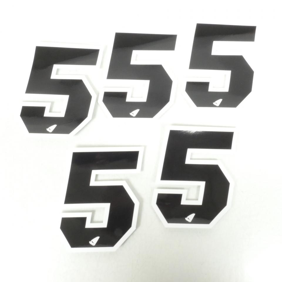 Autocollant stickers UFO pour Auto Numero 5 noir 130x95mm Neuf
