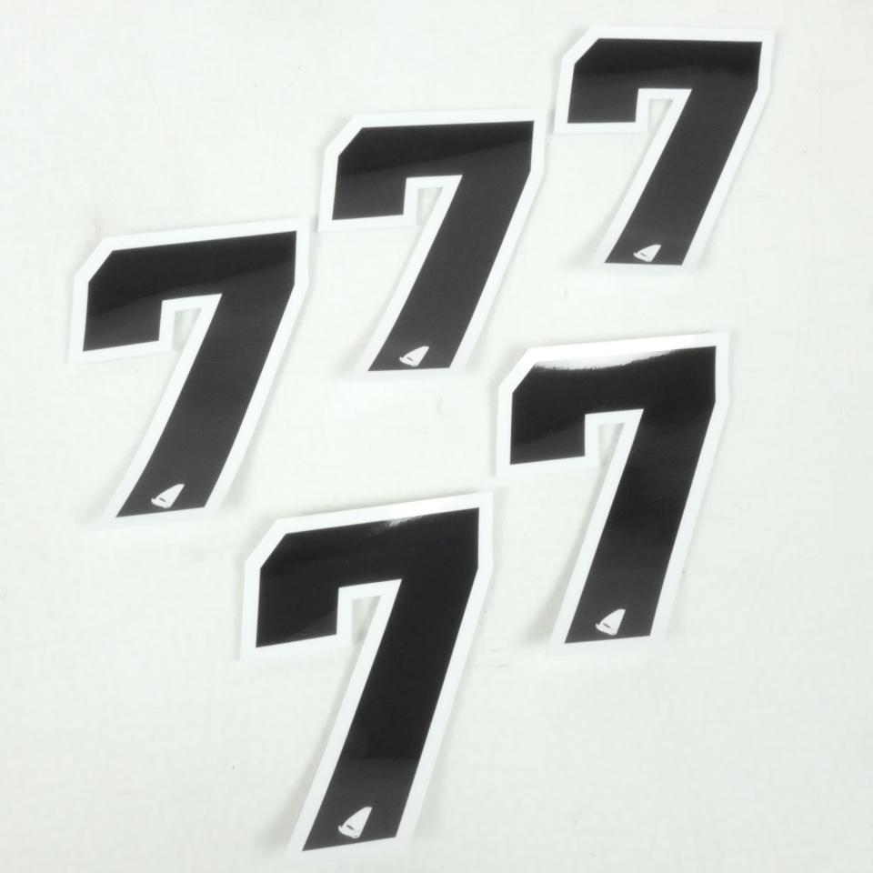 Autocollant stickers UFO pour Auto Numero 7 noir 130x95mm Neuf