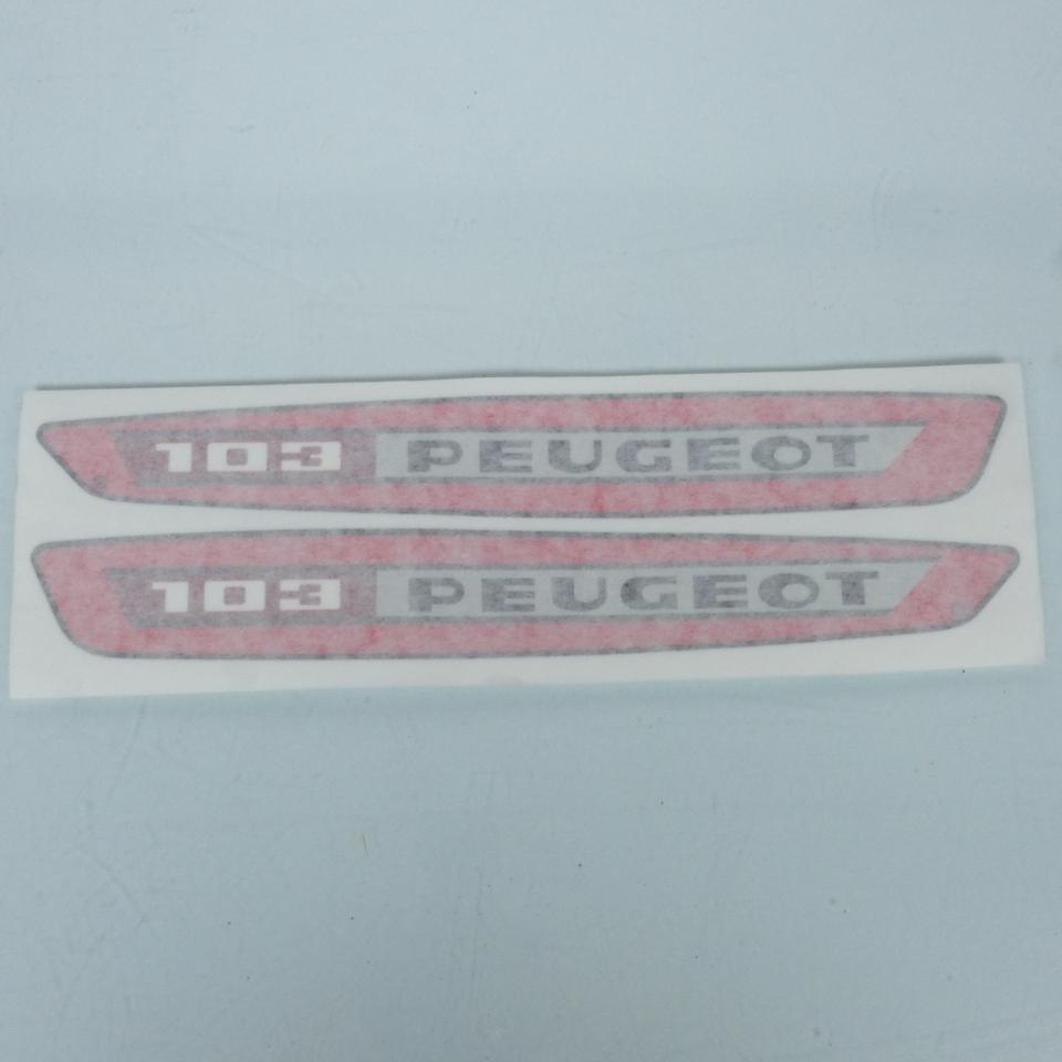 Autocollant stickers de réservoir orange 280x38mm pour mobylette Peugeot 103