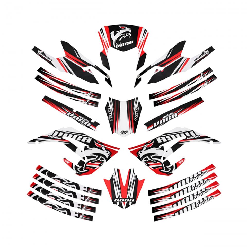 Autocollant stickers Voca pour Moto Derbi 50 Senda DRD racing Après 2018 Neuf