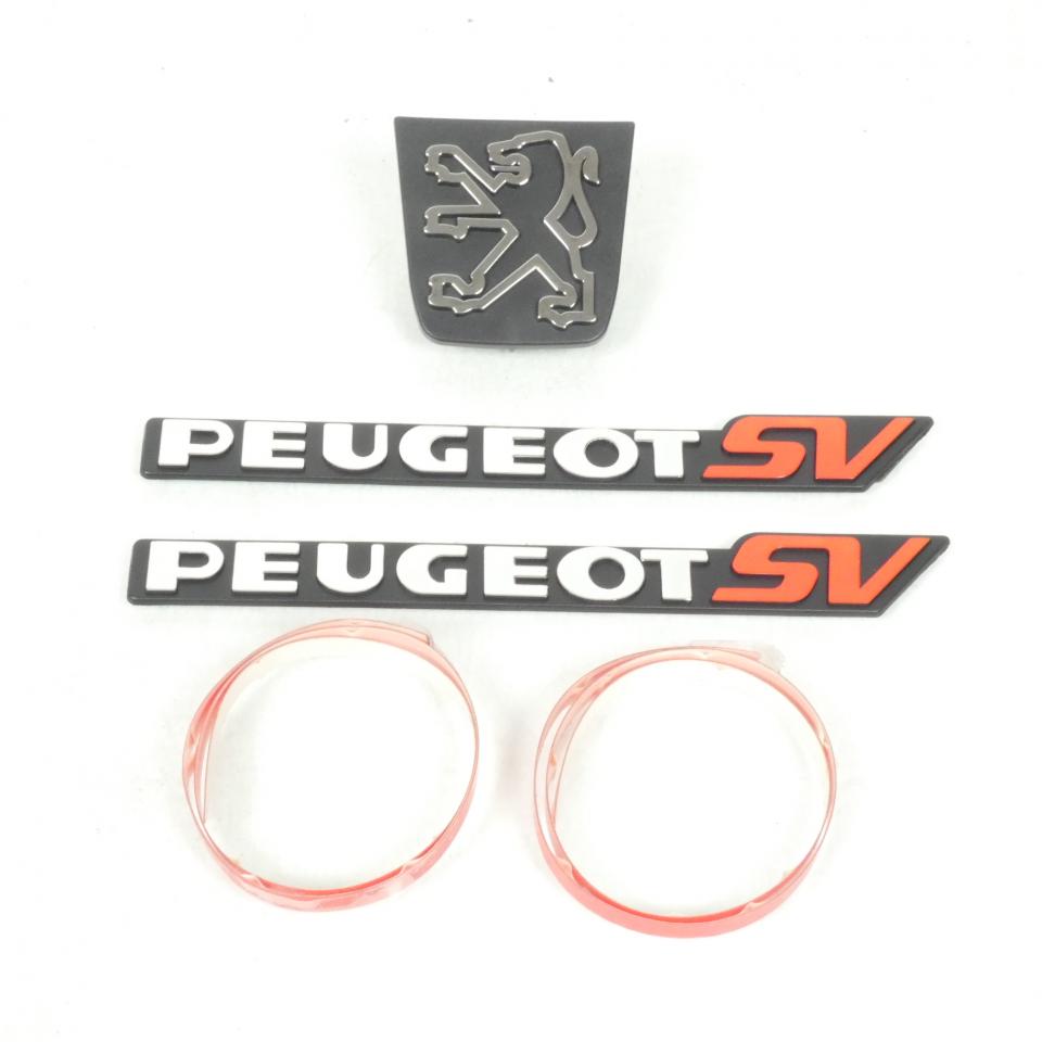 Kit Déco emblème Autocollant pour scooter Peugeot 50 SV 752528 11722857 Neuf