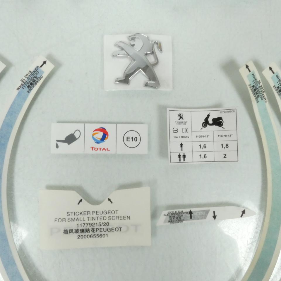 Kit Autocollant stickers STREET LINE pour scooter Peugeot 804342 Neuf