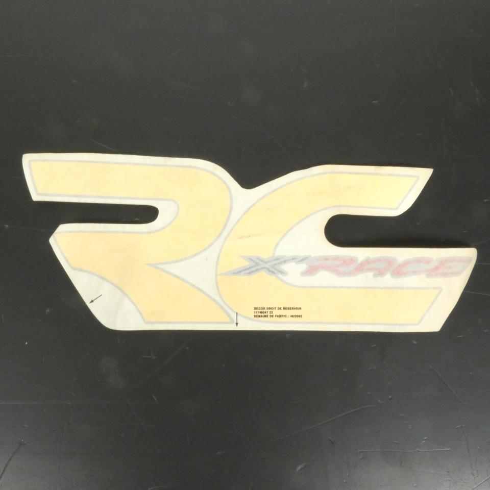 Autocollant de réservoir pour scooter Peugeot 50 RC X-Race 748048GT 103 Neuf