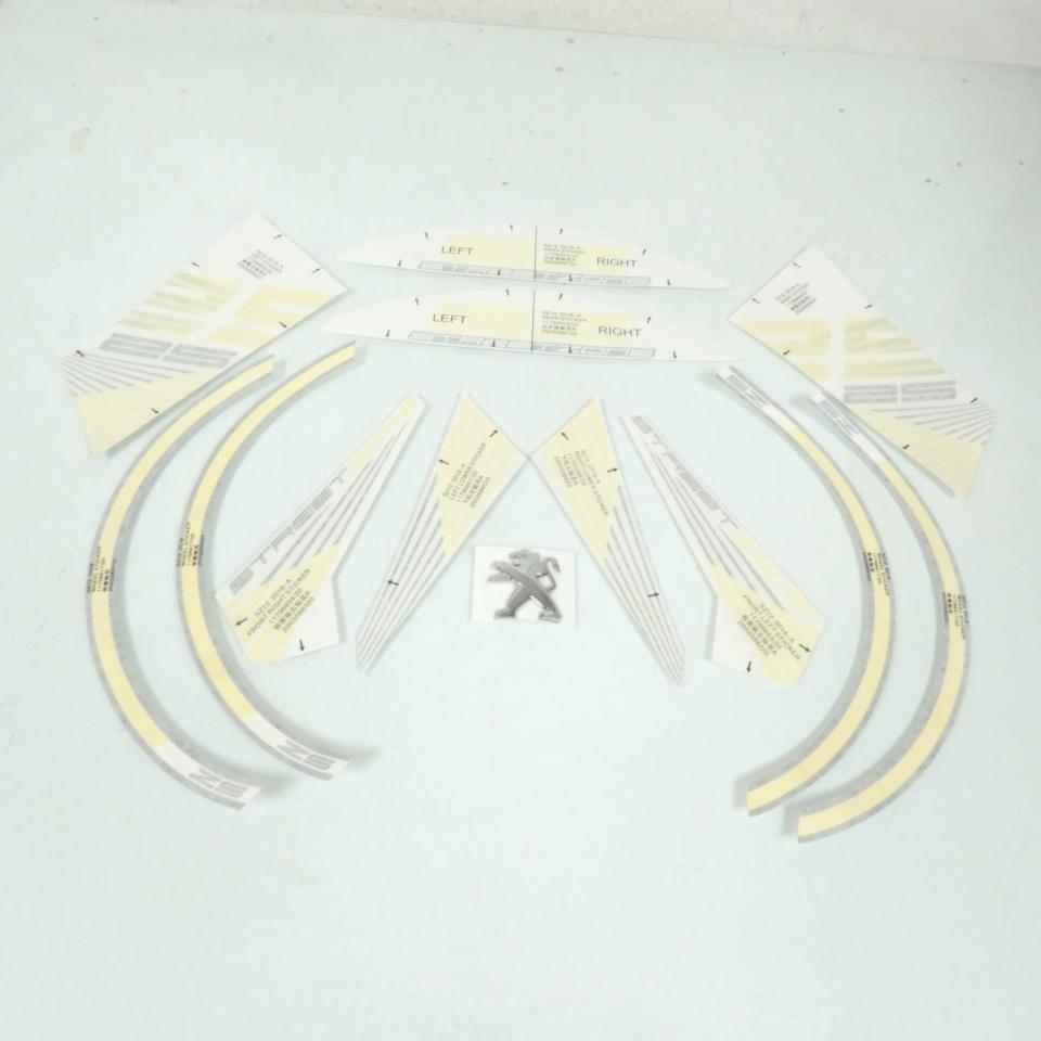 Kit Déco emblème Autocollant pour scooter Peugeot 50 Streetzone 12P 804465 Neuf