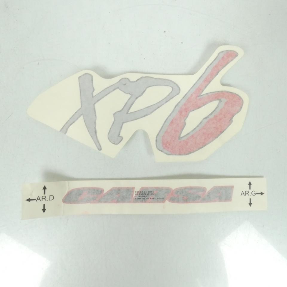 Jeu de décors côté gauche pour moto Peugeot 50 XP6 800731 Rouge Neuf
