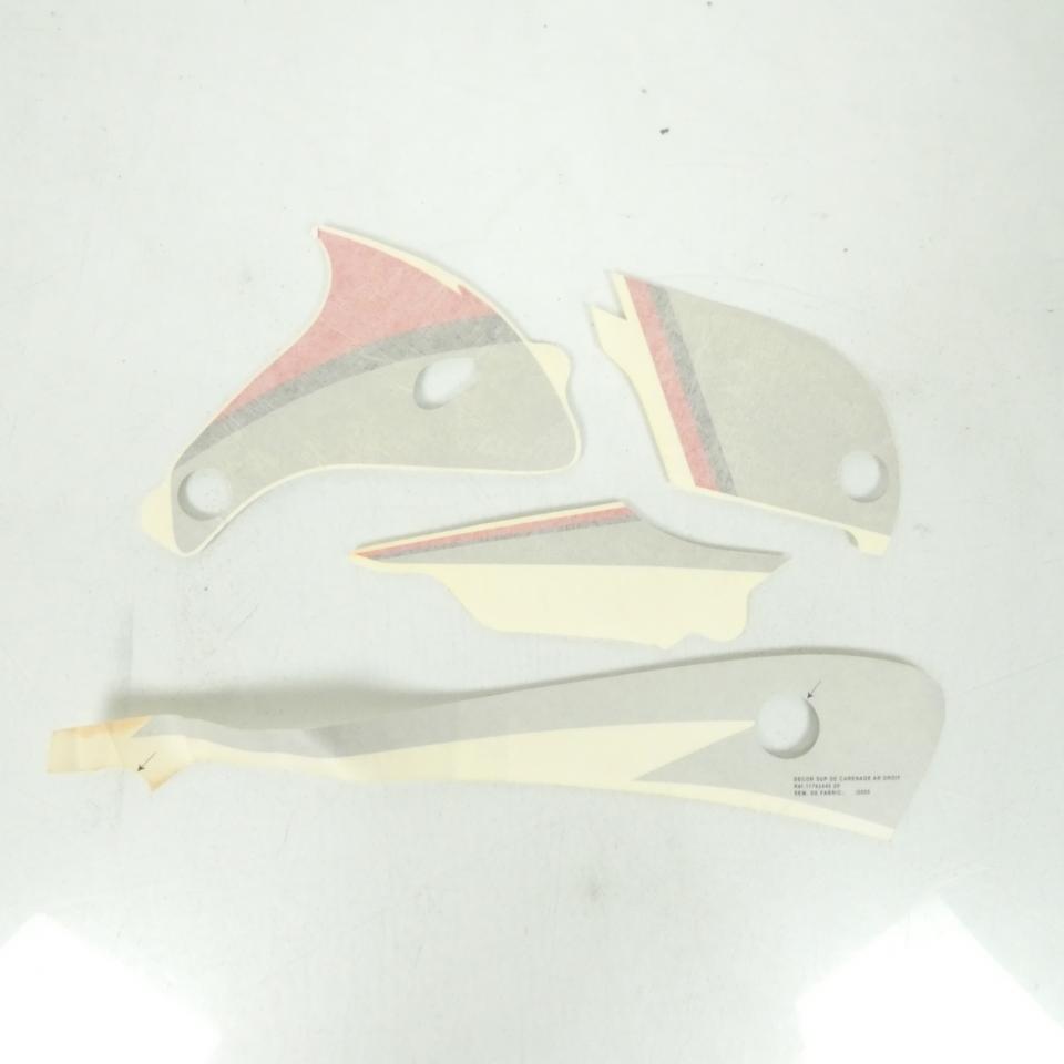 Jeu de décors côté droit pour moto Peugeot 50 XPS SM 800731 Rouge gris Neuf
