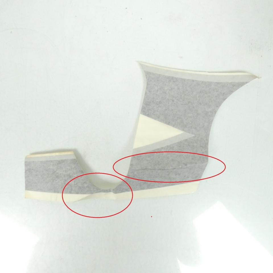 Jeu de décors flanc gauche pour moto Peugeot 50 XR6 754401 Rouge Neuf