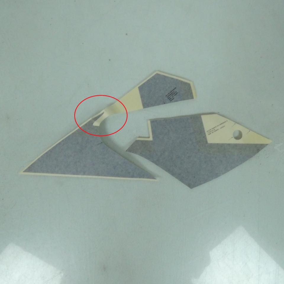 Jeu de décors flanc gauche bleu pour moto Peugeot 50 XR6 756939 Neuf