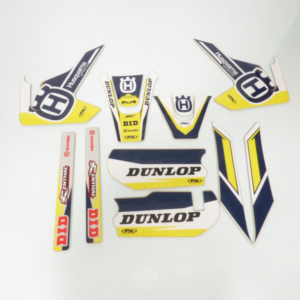 Kit déco complet Autocollant stickers pour moto Husqvarna 50 TC 2017 à 2022 Neuf