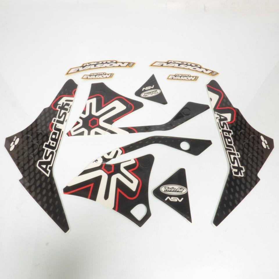Kit déco Autocollant stickers Ace pour moto Kawasaki 250 KXF 2009 à 2012 Neuf