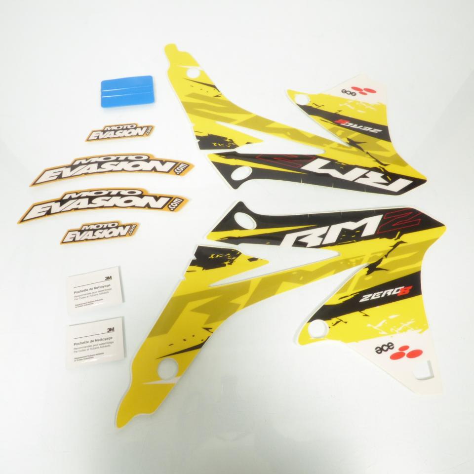 Kit déco Autocollant stickers Ace pour moto Suzuki 450 RMZ 2008 à 2013 Neuf