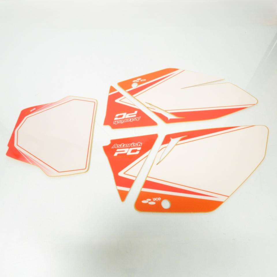 Kit déco blanc et orange Autocollant stickers Ace pour moto Honda 250 CRF Neuf