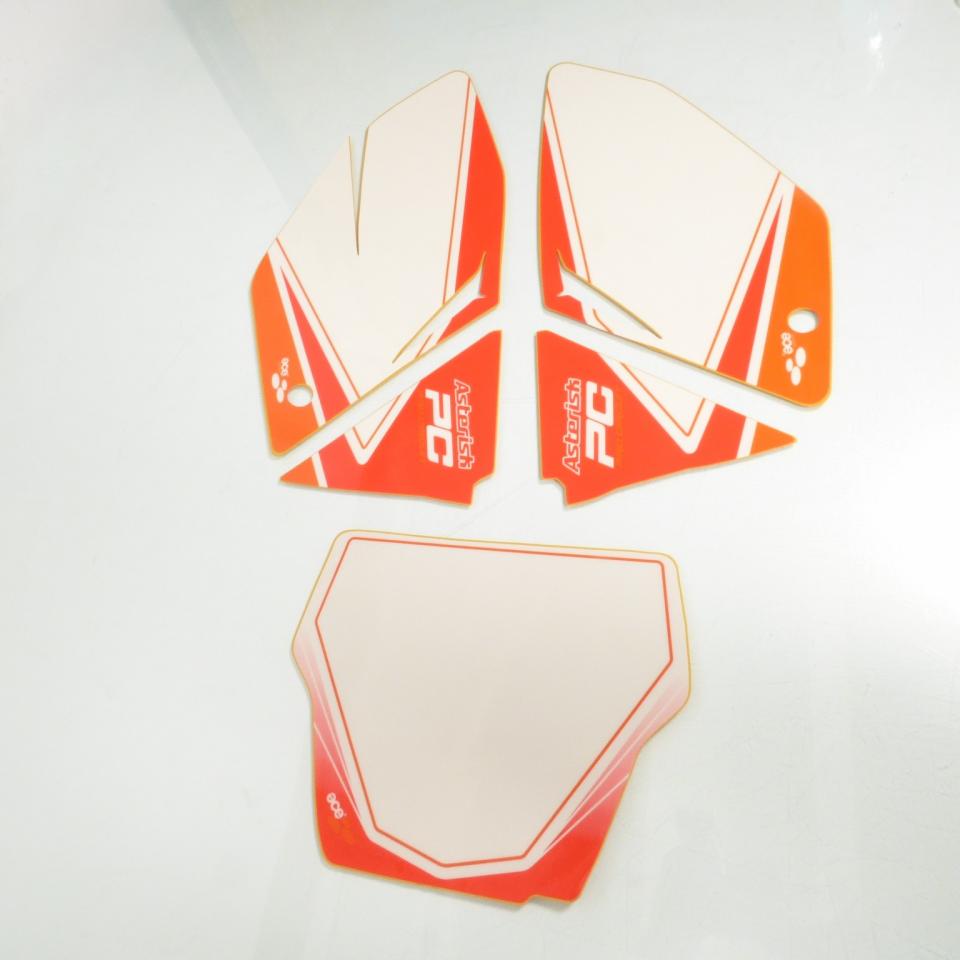 Kit déco blanc et orange Autocollant stickers Ace pour moto Honda 250 CRF Neuf