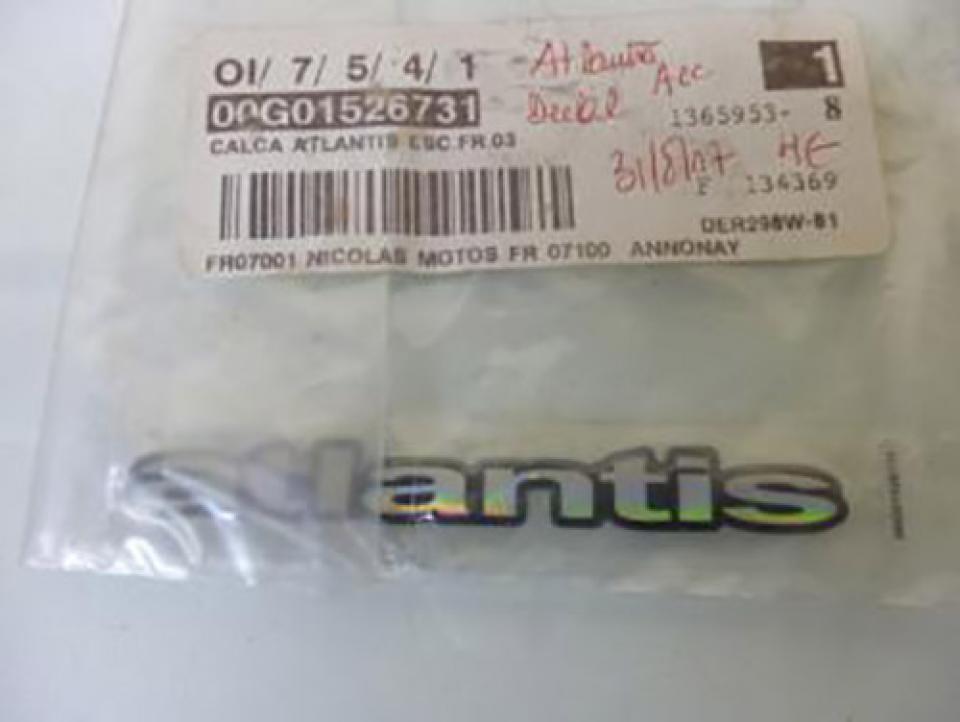 Autocollant stickers origine pour moto Derbi 50 Atlantis 00G01526731 Neuf