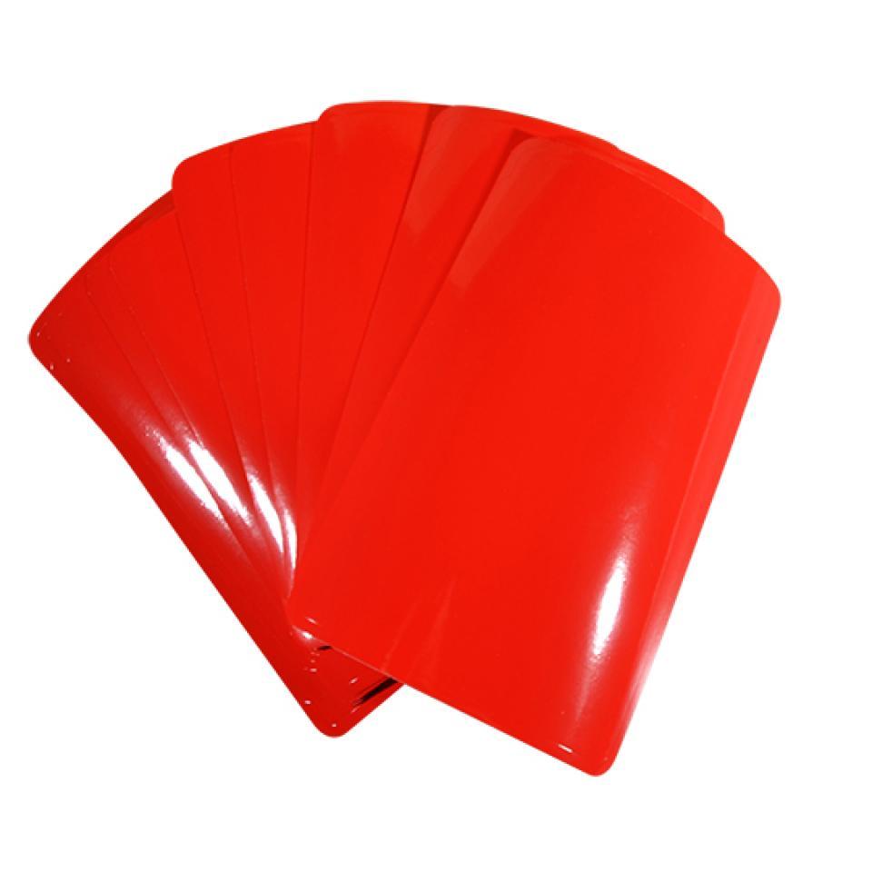Bordure liseré de plaque immatriculation autocollant rouge pour moto scooter 210mm x 145mm neuf