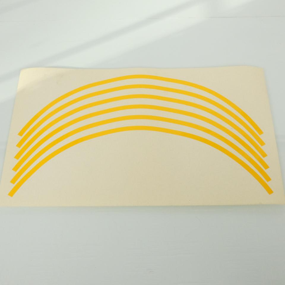 Kit liserés de jante jaune origine pour moto Suzuki 990D0-WHEEL-YEL Neuf