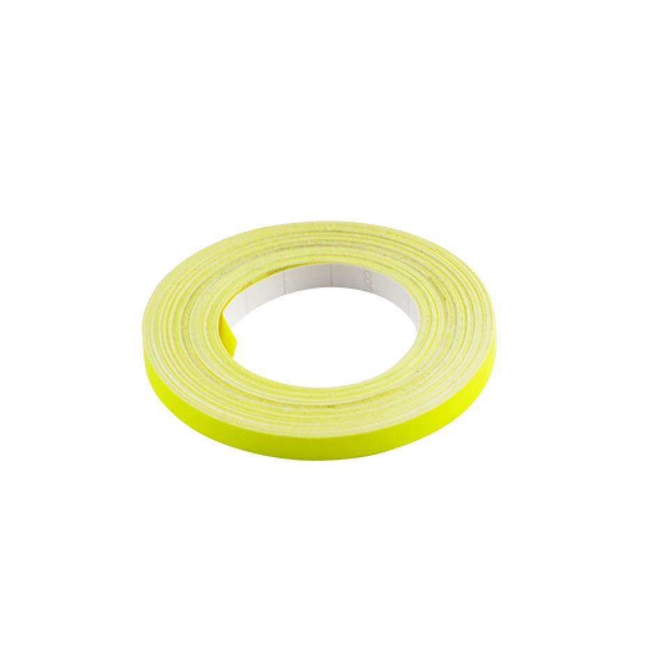 Liseré de jante Motip pour moto LB03XF jaune 6mm x 10m Neuf